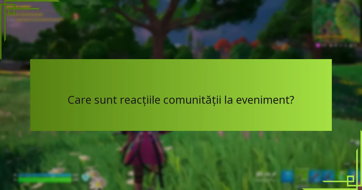 Ce sugestii a oferit comunitatea?